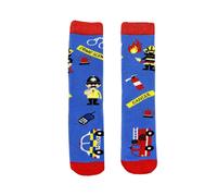 Squelch Wellies Childs Thick Wellie Socks 3-6yrs Emergency Services in Blue | Size: 3-6 Years Squelch Wellies Blue 3-6 Years