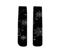 Squelch Wellies Childs Thick Wellie Socks 6-8yrs Cobwebs in Black | Size: 6-8 Years Squelch Wellies Black 6-8 Years
