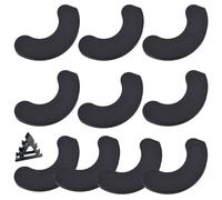 SquEqu 10 Pack Dumbbell Weight Rack Corner Protector Replacement Pads C Shaped Frame Bumper Protective Cover for A-Frame Dumbbell Rack Stand Dumbbell Weight Set Vertical Racks