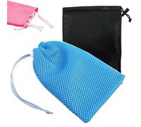 SquEqu 2 Pack Jump Rope Drawstring Bags Skipping Ropes Bag Carrier Pouch Carry Case for Cordless Jump Ropes Tangle-Free Rapid Speed Jumping Rope Cable Ball Bearing Training Rope Workout