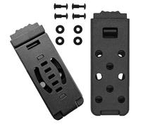 SquEqu 2 Pack Knife Sheath Belt Clips with Chicago Screws Duty Scabbard Clip Bracket Holder K Holster Belt Clip for Kydex Sheath Kydex Holster Mag Pouches Tactical Belt EDC Tool Camping Gun Belts