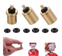 SquEqu 3 Pack Gas Refill Adapter Blastocyst Tips Inflation Valve Nozzle Connector for Thermacell Cartridge Refilling Butane Cylinder Gas Tank Canister Bottle Stove Outdoor Camping Hiking Burner