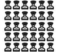 SquEqu 30 Pack Camping Rope Tightener Tent Cord Tensioner Tie Down Rope Tightener Guyline Tighteners Adjuster Lock for 1.5mm to 4mm Ultralight Guy Line Utility Rope Shelter Canopy Tarp Paracord Ropes