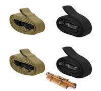 SquEqu 4 Pack Utility Strap with Quick-Release Buckle Nylon Tie Down Straps Sleeping Bag Straps for Camping Backpacking Sleeping Bags Camping Sleeping Pad Folding Camping Table Bed Roll Backpack