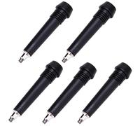 SquEqu 5 Pack Trekking Poles Carbide Tips Replacement Universal Tungsten Steel Rod End Tip for Outdoor Hiking Stick Cane Climbing Walking Pole Gear Worn Repair Accessories