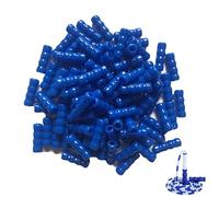 SquEqu 50 Pack Beaded Jump Rope Beads Replacement Tangle-Free Segmented Skipping Rope Rubber Bead Barrel Parts for Soft Beaded Skipping Ropes Cable Adults Kids Adjustable Segmented Jumping Rope