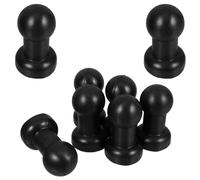 SquEqu 8 Pack Trampoline Poles Cap Replacement Trampoline Enclosure Pole Top Cap Protective Cover Ends Toppers for Trampoline Frame Poles 1 Inch Enclosure Straight Tube Trampoline Safety Enclosure Net