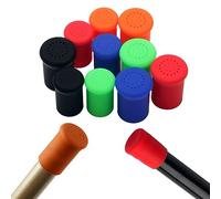 SquEqu 9 Pack Fishing Rod End Cap Plug Saver Rear Front Stopper Non-Slip Silicone Protective Cover Case Butt Cushion Seat Protector for Fishing Pole Tackle Gear ID 12mm-19mm