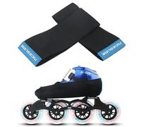 SquEqu Pair Inline Skates Boot Covers Ice Skate Toe Guard Cap Low Profile Wrap Elastic Band Sleeve Protector for Quad Roller Skates Ice Hockey Skates Figure Skates Rollerskates Adult Size L 39-44