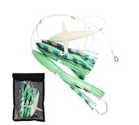 Squid Bait Fishing Saltwater, Luminous Deep Sea Bait, Realistic Trolling Bait for Trout Salmon Bass Catfish Zander Sea River Lake Swamp Fishing Adventure