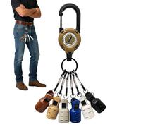 Squid Bait Hook Cover 6 Piece Portable Fishing Accessory Set | Hook protection with practical telescopic closure for beginners men boat kayak outdoor lake river salt water freshwater
