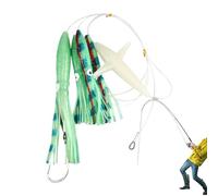 Squid Bait, Luminous Deep Sea Bait, Realistic Trolling Bait for Trout, Salmon, Bass, Catfish, Zander, Sea, River, Lake, Swamp, Fisher, Adventure