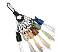 Squid Bait Protector, Fishing Tackle Hooks Protector with Carabiner, High-Strength Lure Bait Safety Cover Fish Tools for Adults Enthusiasts Beginners