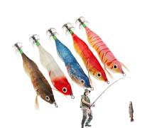 Squid Fishing Hook - Glowing In The Dark Lures For,5pcs Squid Hook Bait | For Outdoors Activities In Rivers Lakes And Ponds Vacation During Night And Ponds
