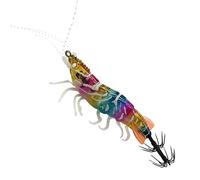 Squid Fishing Hooks | Glow in the Dark Fishing Accessories | Shrimp Shaped Artificial Squid Hook | For Freshwater Rivers Lakes And Ponds As Well As For Holiday Family