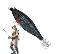 Squid Fishing Lures - Glow in the Dark Baits Night - Portable Fishing Tool with Fluorescent Lures