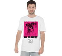 Squid Game Attention Guard Unisex T Shirt, White, Small