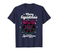 Squid Game Christmas Merry Squidmas Wreath T-Shirt