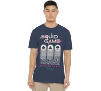 Squid Game Dalgona Candy Shapes Unisex T Shirt, Heather Navy, XXX-Large