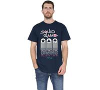 Squid Game Dalgona Candy Shapes Unisex T Shirt, Navy, XXXX-Large