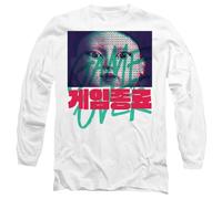 Squid Game Duo Tone Young-HEE Unisex Long Sleeve T Shirt, White, Large