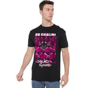 Squid Game Guard Group Korean Unisex T Shirt, Black, X-Large