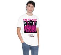Squid Game Guards are You Ready Comic Unisex T Shirt, White, Medium