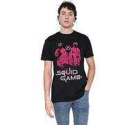 Squid Game Guards at The Ready Unisex T Shirt, Black, Large