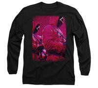 Squid Game Guards Tv Screen Unisex Long Sleeve T Shirt, Black, XX-Large