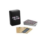 Squid Game Illustrated Playing Cards - Officially Licensed Netflix Classic Card Game in Collectible Tin, Iconic Designs and Characters, Gift for Fans | Paladone