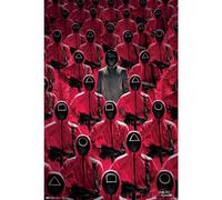 Squid Game Key Art Poster in Pink Squid Game Pink