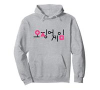 Squid Game Korean Logo Black and Pink Officially Licensed Pullover Hoodie