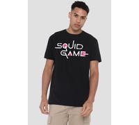 Squid Game Logo T-Shirt Black Squid Game Black L