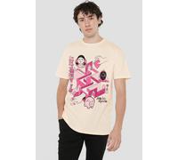 Squid Game Men's COMIC MAZE T-Shirt, Natural | Size: Large Squid Game Natural L