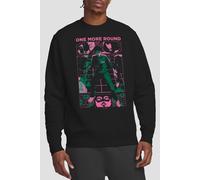 Squid Game Men's ONE MORE ROUND ANIME Sweatshirt, Black | Size: Small Squid Game Black S