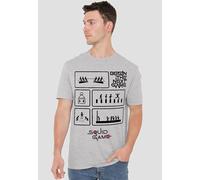 Squid Game Men's S NEXT GAME T-Shirt in Grey | Size: Small Squid Game Grey S