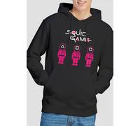 Squid Game Men's Soldiers Hoodie, Black | Size: Large Squid Game Black L
