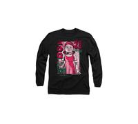 Squid Game Men's YOUNG-EE COMIC ANIME Long Sleeve T-Shirt, Black | Size: Large Squid Game Black L