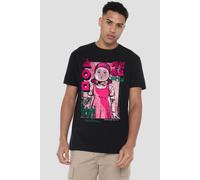 Squid Game Men's YOUNG-EE COMIC ANIME T-Shirt, Black | Size: 3XL Squid Game Black 3XL