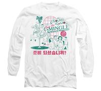 Squid Game Merry Go Round Unisex Long Sleeve T Shirt, White, Medium