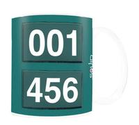 Squid Game Numbers Mug White (One Size)
