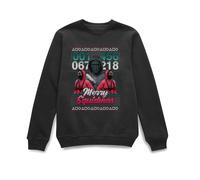 Squid Game Official Merry Squidmas Sweatshirt - Black | Size: XL Squid Game Black XL