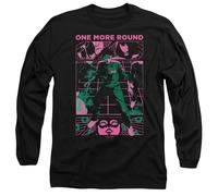 Squid Game One More Round Anime Unisex Long Sleeve T Shirt, Black, Medium