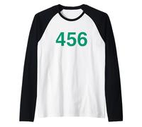 Squid Game Player 456 Costume Raglan Baseball Tee