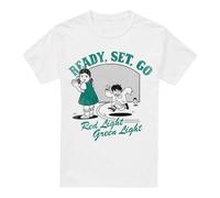 Squid Game - Red Light Green Light Fakeaway Unisex T Shirt, White, XXXX-Large