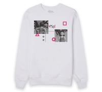 Squid Game Red Light Green Light Sweatshirt - White - L