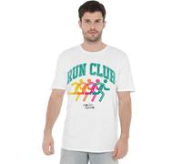Squid Game Run Club Silhouette Unisex T Shirt, White, Medium