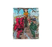 Squid Game Season 3 152 X 127 cm Anime Stand-Off Silky Touch Super Soft Throw Blanket Netflix White One Size