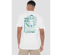 Squid Game Season 3 Red Light Green Light (Back Print) T-Shirt, White | Size: XL Squid Game White XL