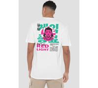 Squid Game Season 3 Young-Hee Red Light (Back Print) T-Shirt, White | Size: 5XL Squid Game White 5XL